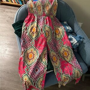 SHEIN Vibrant Floral Jumpsuit